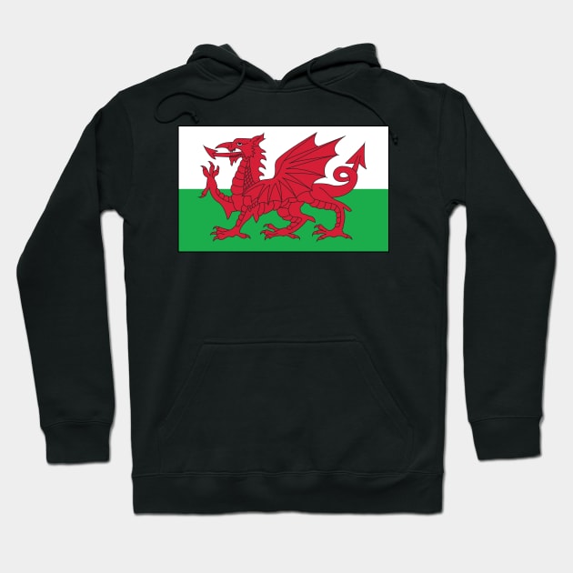 Wales Hoodie by Wickedcartoons